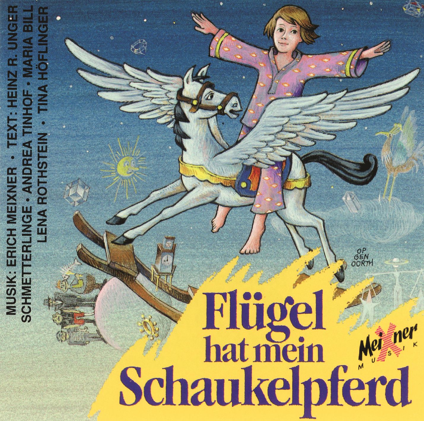 Flügel hat mein Schaukelpferd – CD-Cover